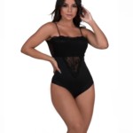 Body em renda e microfibra – Adele