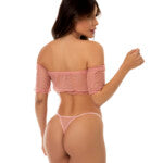 Conjunto Ciganinha em Tule Dot com Perneira – Maya
