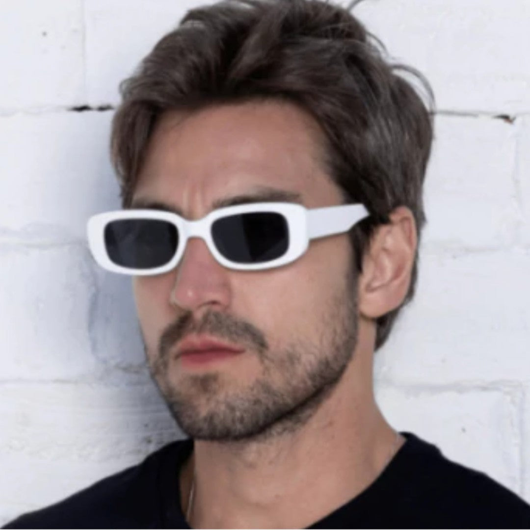 🕶️ KIT 2 Óculos de Sol Retrô Vintage Unissex – Estilo Hype para Festa, Praia e Dia a Dia