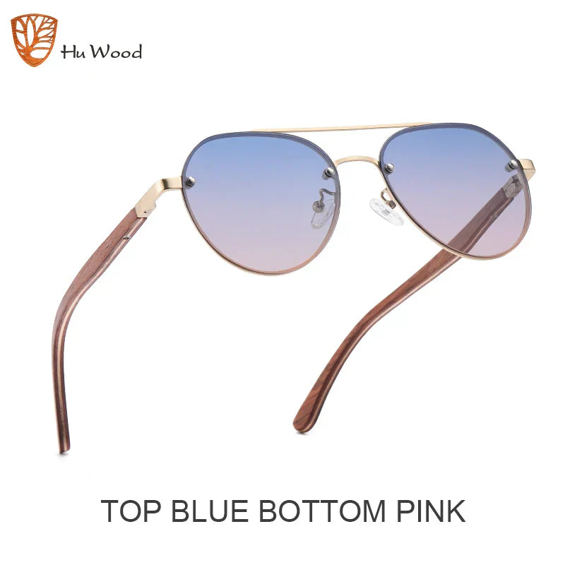 Óculos de Sol Polarizados Hu-Wood - Visão Suprema
