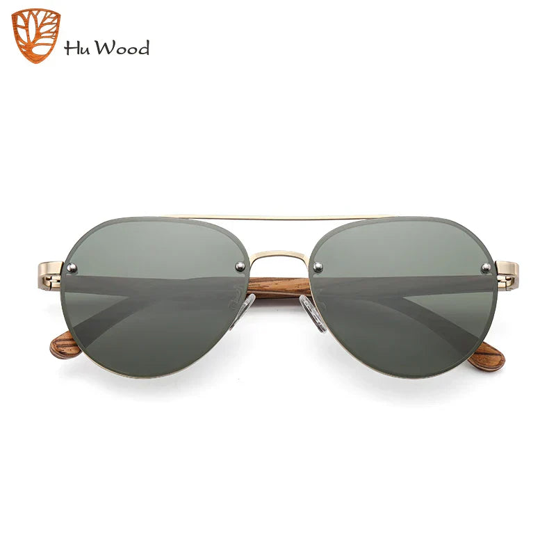 Óculos de Sol Polarizados Hu-Wood - Visão Suprema