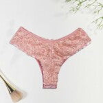 Calcinha Fio Duplo Estampado com Forro de Renda – Caren