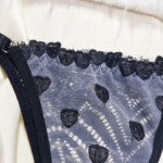 Conjunto Sexy sem Bojo com Tule Desenhado – Larissa