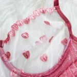 Conjunto Sexy sem Bojo com Tule Desenhado – Larissa