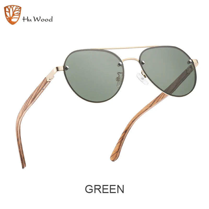 Óculos de Sol Polarizados Hu-Wood - Visão Suprema