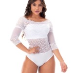 Body em renda e tule – Yasmin