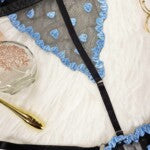 Body sensual em tule coração – Brenda