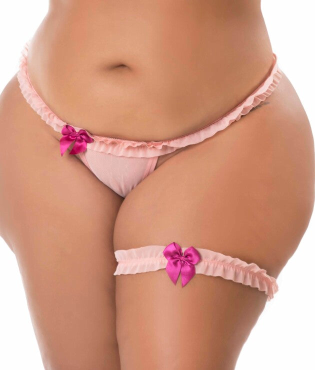 Calcinha Plus Size Sexy com Perneira – Maya