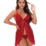 Camisola em tule com calcinha – Selma