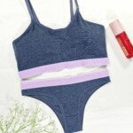 Conjunto Esportivo de Mescla com Bojo Removível – Thamires