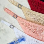 Tanga Fio Dental com Biju e Elástico Franzido